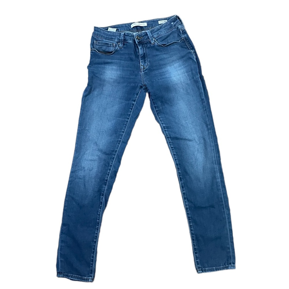 Mavi Alexa‎ Mid-Rise Skinny Jeans Medium Blue Wash Sz 27 minimalist western